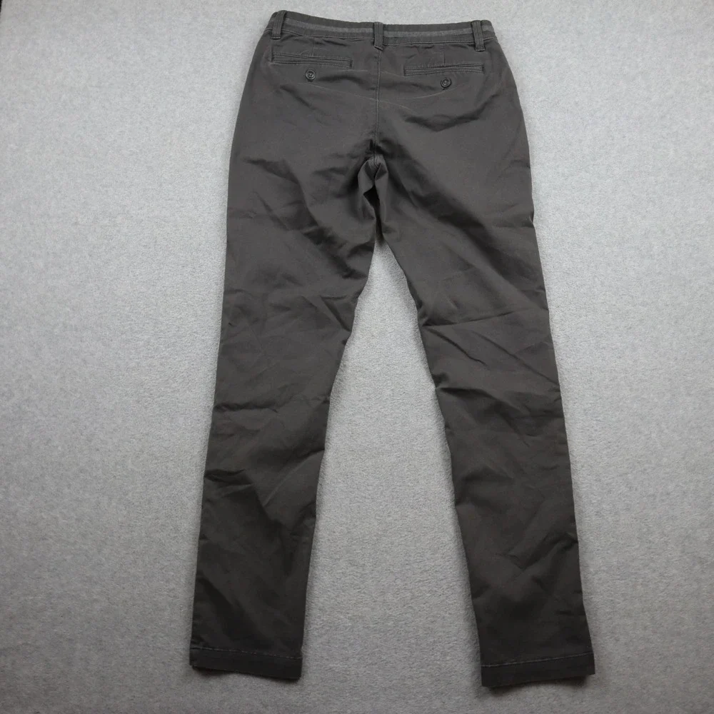 Express Chino Pants Mens 28 Skinny 365 Comfort Stretch+ Brown Trousers Casual